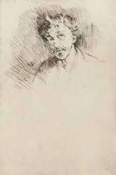 Whistler mit der weißen Locke, 1879