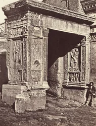 Der Bogen des Septimius Severus am Velabrum, genannt der Bogen der Goldschmiede