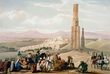 Festung und Zitadelle von Ghanzi, Erster Anglo-Afghanischer Krieg, 1838-1842, um 1850