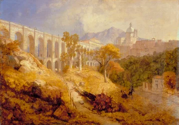 Das Aquädukt bei Arricia, in der Nähe von Rom, 1866