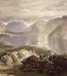 Wast Water, Detail der Fischer (Detail)