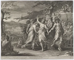 Ein griechisches Erntefest oder Danksagung an die ländlichen Gottheiten Ceres, Bacchus usw.