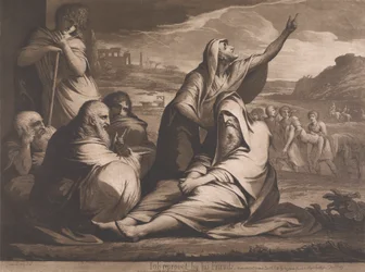 Hiob wird von seinen Freunden getadelt