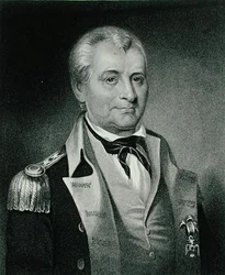 General Lachlan McIntosh, graviert von Henry Hoppner Meyer