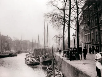 Kanalboote, Rotterdam, 1898
