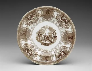 Teller, ca. 1837-44