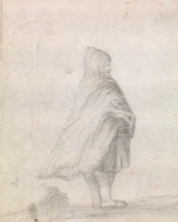 Studie eines Mannes im Profil