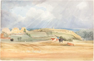 Landschaft mit Vieh Somerset, 1830