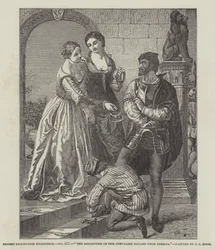 Die Abreise des Chevalier Bayard aus Brescia