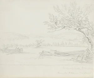 Derwent Lake von der Residenz von Mr. W. Main, 1843