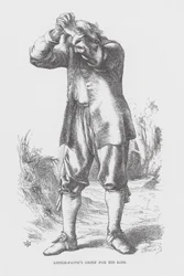 Little-Faiths Trauer um seinen Verlust (Gravur)