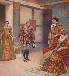 Shakespeares Der Kaufmann von Venedig: Portia, Bassanio, Gratiano und Nerissa