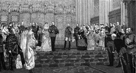 Die Hochzeit des Herzogs und der Herzogin von Albany