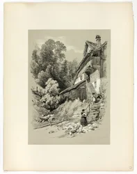 Brunnen, aus malerischen Auswahlen