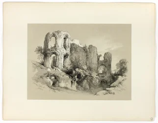 Römische Bäder in Trier, aus Malerische Auswahlen