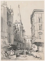 Skizzen zu Hause und im Ausland: Lyons Kirche von St. Hezier, Oktober 1832