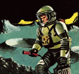 Mann auf dem Mond, wie 1964 vorgestellt