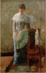 Die Dame mit dem Fächer