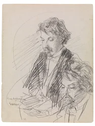 Porträt des Künstlers Henry De Groux, ca. 1883