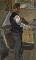 Willy Finch im Atelier