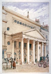 The Theatre Royal, Haymarket, Westminster, London, um 1840
