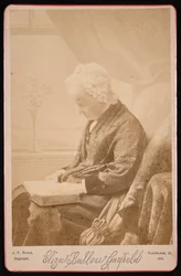 Porträt von Eliza Ballou Garfield 1801-1888, 1881