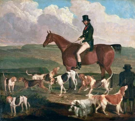 Tom Llewelyn Brewer auf seinem Pferd 