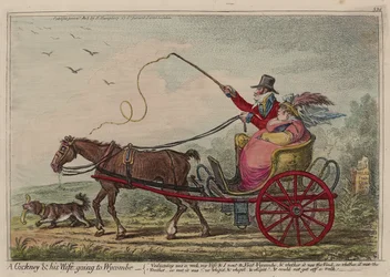 Ein Cockney und seine Frau auf dem Weg nach Wycombe