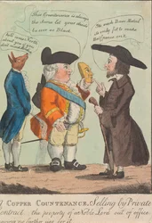 Ein kupfernes Antlitz, Verkauf durch privaten Vertrag, Eigentum eines edlen Lords außer Dienst, der es nicht mehr benötigt...