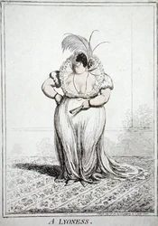 Eine Löwin, veröffentlicht von Hannah Humphrey 1801
