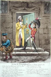 Ein Hinweis für junge Offiziere, veröffentlicht von Hannah Humphrey 1804