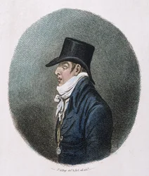 Ein Porträt, veröffentlicht von Hannah Humphrey im Jahr 1799