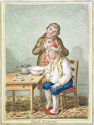 Sanftes Brechmittel, veröffentlicht von Hannah Humphrey, 1804