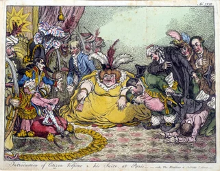 Einführung von Bürger Volpone und seiner Suite in Paris (Napoleon Bonaparte; Arthur O