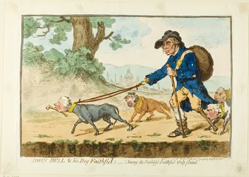 John Bull und sein treuer Hund