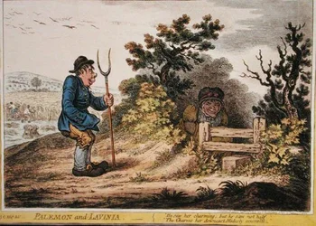 Palemon und Lavinia, veröffentlicht von Hannah Humphrey 1805