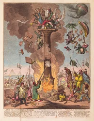 Belagerung der Pompejussäule, Wissenschaft am Pranger, veröffentlicht 1799