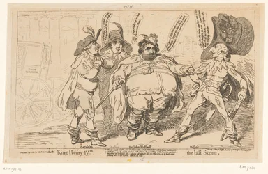 Karikatur auf Charles Fox, 1788
