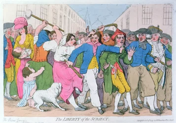 Die Freiheit des Subjekts, veröffentlicht von H. Humphrey, 15. Oktober 1779