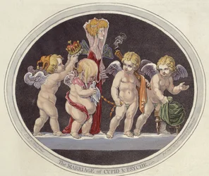 Die Hochzeit von Amor und Psyche