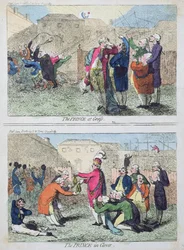 Der Prinz auf der Weide und Der Prinz im Klee, veröffentlicht von S.W. Fores im Jahr 1787