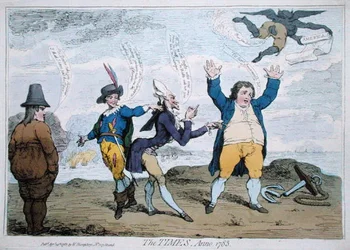 Die Zeiten, Anno 1783, veröffentlicht von William Humphrey