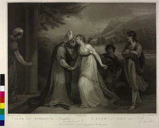 Kaleb und seine Tochter Achsah