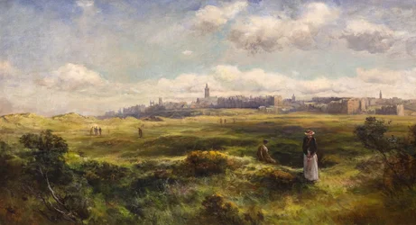 St. Andrews vom Golfplatz aus