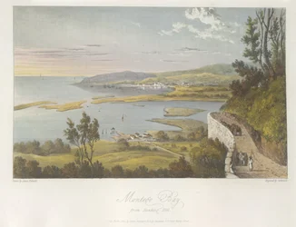 Ansicht von Montego Bay vom Reading Hill, Illustration aus 