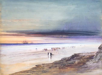 Strandszene, ca. 1865