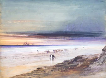 Strandszene, ca. 1865