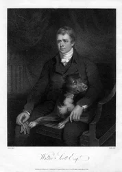 Sir Walter Scott, 1. Baronet, produktiver schottischer Historienromanautor und Dichter, 1810