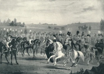 Parade der 1. Life Guards und 8. Husaren, 4. Juni 1842, 1842 1909