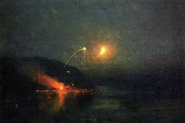 Feuerwerk über dem Potomac, 1902